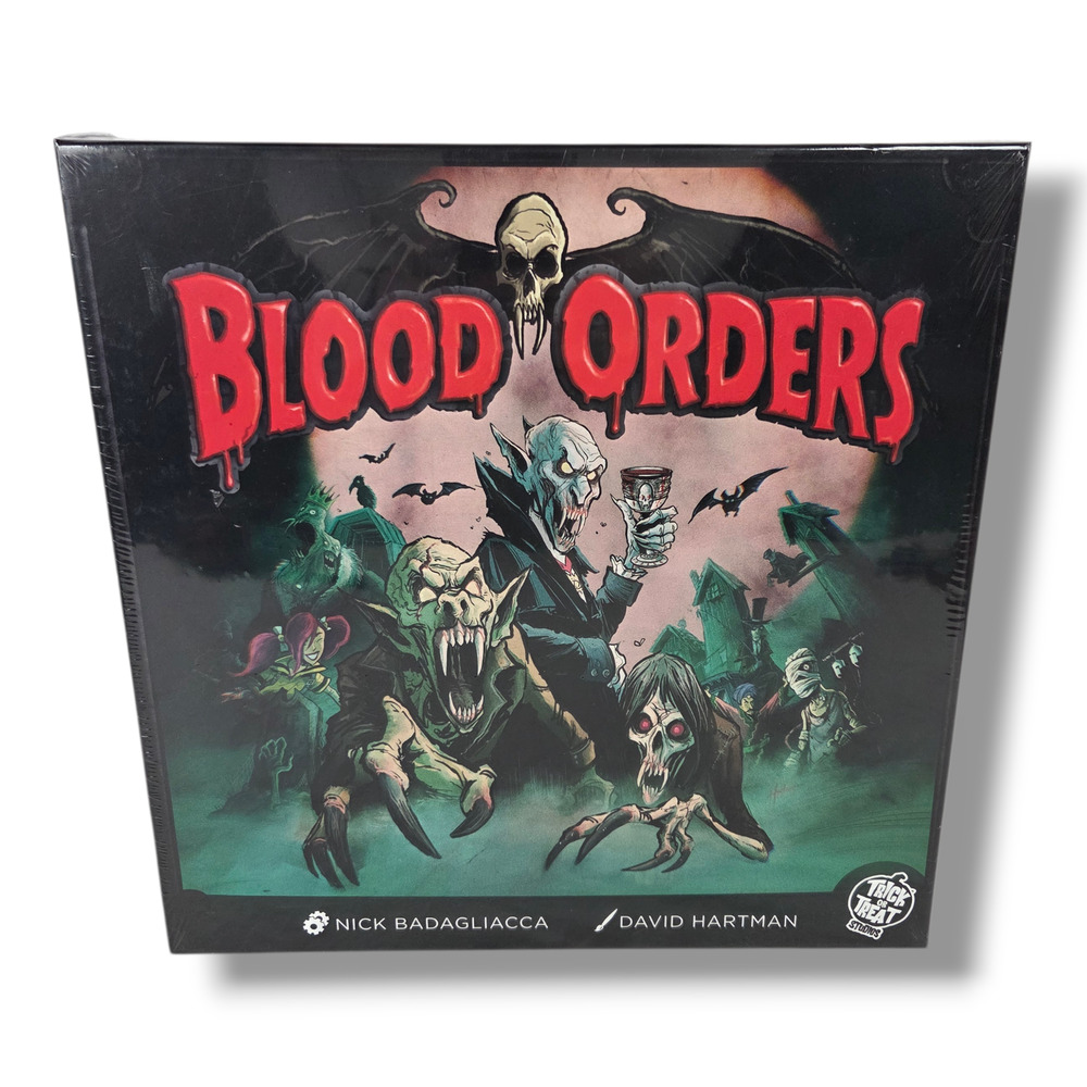 Blood Orders Board Game New Sealed Trick-Treat Studios Vampire Strategy Ages 13+